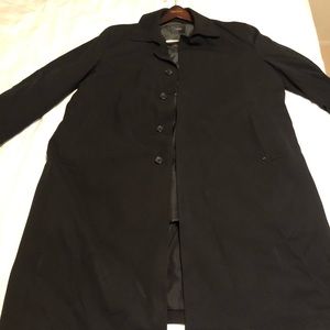 Black SANYO trenchcoat